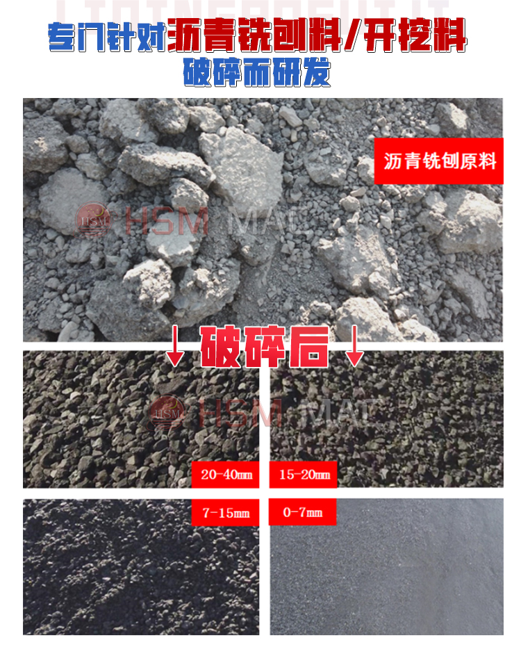 再生瀝青混合料破碎篩分設(shè)備,瀝青破碎機(jī),瀝青混合料破碎機(jī),RAP專用破碎機(jī)